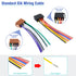 Adapter,16Pin Car Radio Stereo Wiring Harness ISO Radio Wire Harness with Butt Connector Replacement Cable