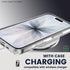 KEXAAR 17 2025 6.3", 17 Compatible with iPhone Case, Clear Floral Flower Green Leaves Tree Shockproof Protective Bumper