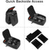 S-ZONE Waterproof Camera Insert Bag, Lens Cube Case Compatible with Nikon Canon