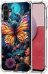 Samsung Galaxy S23 FE 5G Case, TPU Soft Rubber Reinforced Anti-Fall Mobile Phone Cover, Butterfly-1