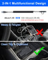 USB to USB C and Lightning Cable 2 in 1, 3A Fast Charging & Data Sync for Apple CarPlay & Android Auto