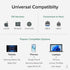 Plugable USB C to USB A Cable, 3.3 Ft USB 3.2 Gen 2, 3A Charging USB C Data Cable for iPhone 15, iPad, Samsung Galaxy,