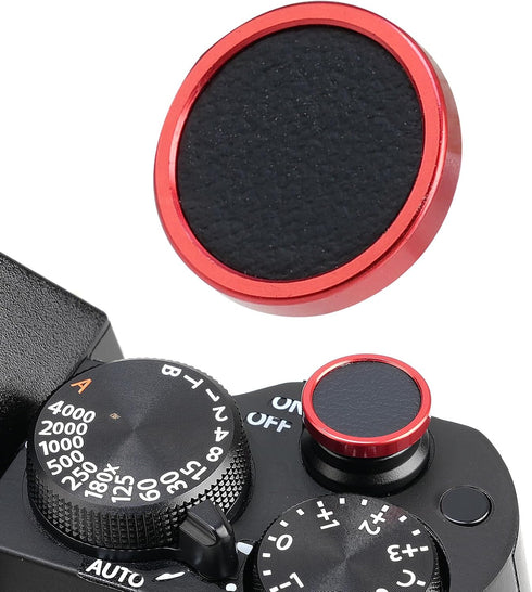 FocusFoto 2-Pack Camera Shutter Button PU Leather Soft Shutter Release Button Fits for