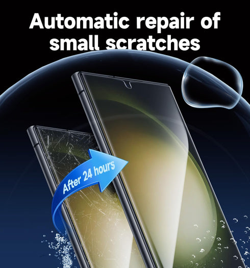 Samsung Galaxy S23 Ultra Screen Protector - MAGIC JOHN 2 Pack, Ceramic Film, Shock-Resistant, Fingerprint ID