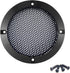 Fielect 2" Speaker Grill Cover, Black Metal Trim Decorative Circle Grille with 8 Screws