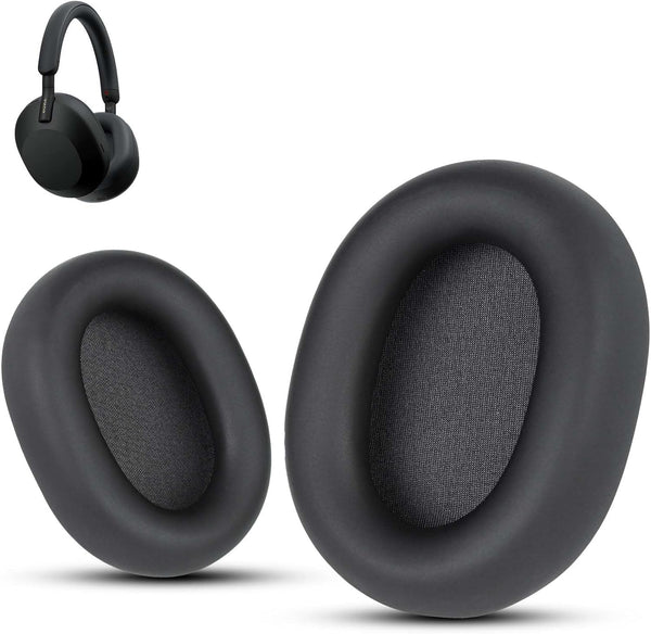 Krone Kalpasmos Replacement Earpads for Sony WH-1000XM5 (WH1000XM5), Premium Ear Pads with Soft Protein Leather and