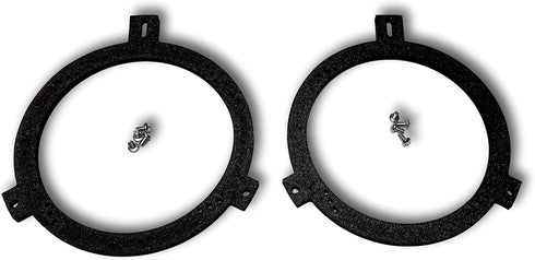 1 Pair - 6 1/2 6.5 Speaker Adapters Compatible with Chrysler, Dodge, & Jeep Vehicles - SPKBRK008