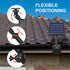 Wasserstein 2-in-1 Universal Gutter Mount for Camera & Solar Panel, Compatible with Wyze, Blink, Ring, Arlo