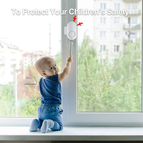 Window Alarm Sensors, 120DB Door Alarms for Kids Safety, Burglar Alarm, Door Chime for Home
