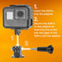 iBOLT 88mm 1/4 20 Diameter Magnetic Mount Base w/ Camera Screw and Action Camera Adapter