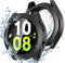 Miimall Waterproof Case for Samsung Galaxy Watch 6 40mm, Hard PC Bumper with Tempered Glass Screen Protector, Frosted