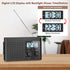 DreamSky AM FM Portable Radio - Battery Powered or Plug in for Home Outdoor, Strong Reception
