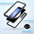 Lanhiem Samsung Galaxy S23 FE Case, IP68 Waterproof Heavy Duty Protection with Built-in Screen Protector, Black