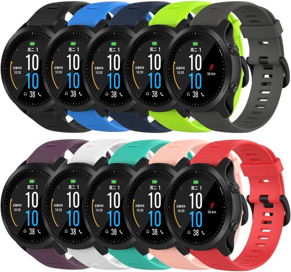 Band for Garmin Forerunner 945, Soft Silicone Replacement Watch Strap for Garmin Forerunner 935