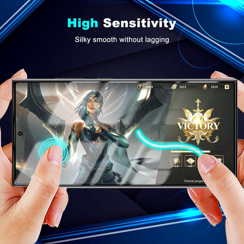 2 Pack for Samsung Galaxy S24 Ultra Privacy Screen Protector, Anti-Spy Tempered Glass, Full Coverage, Case Friendly,