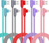 6FT Right Angle Lightning Cable 5 Pack - Fast Charging Nylon Braid for iPhone 12/11/XS/XR/8/7/iPad.