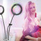 Supersonic SC-2710SR Double 8-inch Selfie Ring Light with 3 Color Modes, 32 RGB Modes, and 360° Rotatable Phone Holder