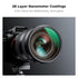 K&F Concept 67mm Gold Streak Effect Lens Filter, Anamorphic Optical Glass Light Flare for Camera Lens