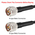 XRDS-RF N Male to N Male Cable 35FT, Type N KMR240 50 Ohm Coax Extension Cable for Low Loss