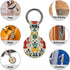 Generic Vintage Lobster Floral Case Compatible with Airtag Holder Keyrings Keychains for Keys Luggage Bags