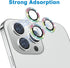 Bling Glitter Camera Lens Protector for iPhone 13 Pro & Pro Max - 9H Tempered Glass, Anti-Scratch, Shockproof - 3Pcs