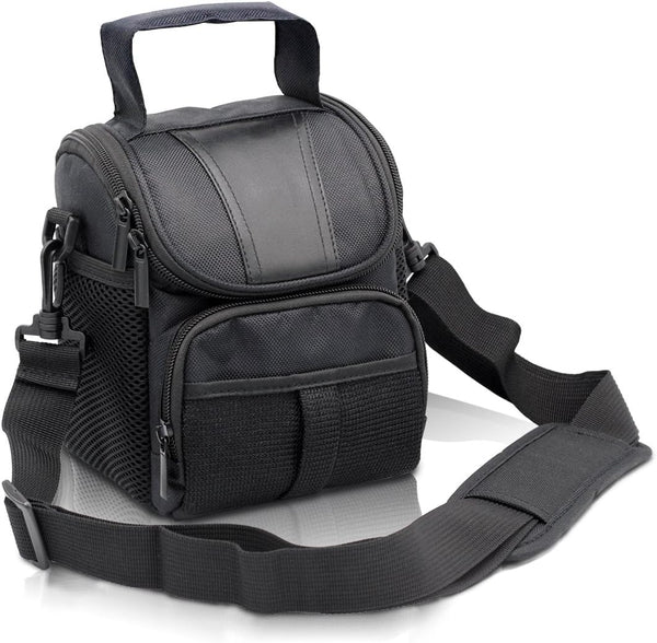 FOSOTO Waterproof Camera Case Bag - Compatible for Canon EOS M10 M6 M2, Nikon P600, Sony RX10M3, Olympus EM10