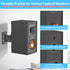 Rimous 30lbs, 2 Pack Metal Universal Speaker Wall Mount for Surround Sound Speaker Mounts - Swivel & Tilt Adjustable