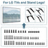 Yaotieci 27" 32" 43" 49" 50" 55" 60" 65" 70" 75" 86" TV Mount Screws for LG TV Legs Replacement Screw, TV Stand Screw