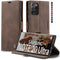 Samsung Galaxy Note 20 Ultra Wallet Case - Coffee Retro PU Leather Flip Magnetic Closure with Card Slots and Kickstand