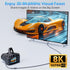 BMKZAYR 8K 8K@60HZ 4K@240Hz 48Gbps, 5, 4, Micro HDMI to HDMI Adapter, Micro HDMI Male to Female Adapter, Compatible