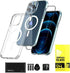 iPhone 11 Pro Max 2-in-1 Clear Case with Mag-Safe, Anti-Fingerprint Screen Protector & Cleaning Set (6.5")