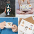 YOXYL 50pcs Cute Mushroom Stickers for Teen, Waterproof Vinyl Decal for Girl Kids Adult Student Water Bottle Laptop