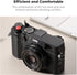 X100VI X100V, K&F CONCEPT Camera Thumb Grip with Red Shutter Button Compatible with FUJIFILM Black