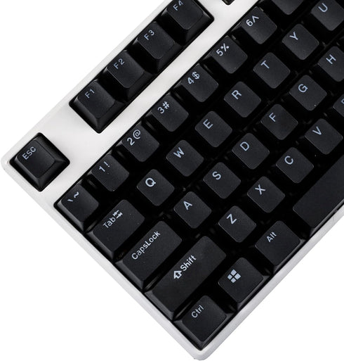 Black White Cherry Profile PBT Double Shot 104 108 ANSI ISO Top Print Shine Through Translucent Backlit Keycap for MX