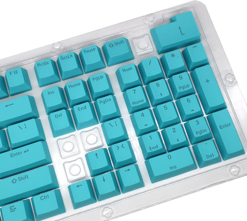 PBT Keycaps, 108 Keys P9 Mechanical Keyboard Key Caps Backlit Character Translucent DIY Keycaps for 61/64/87/104/108