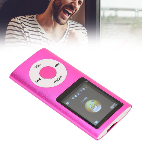 Luqeeg MP3 1.8 Player, Digital Music Player, Lossless Music Player with Slim Classic Digital LCD Screen, Mini USB Port
