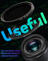 JOYTOLIN 62-77mm Metal Step-Up/Down Ring Adapter Compatible with Mirrorless Cameras DSLR Lens, UV CPL ND Filter Thread