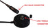 Anteenna TW-35B RG-58 Magnetic Antenna Mount with BNC Female Connector and Coax Cable for Handheld Ham Radio & Two-Way