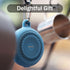 Bluetooth Shower Speaker Waterproof, Portable Wireless Speaker with Louder Volume, Colorful Lights, Blue