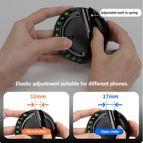 Generic 360 Upgraded Car Organizer Pad Rotatable Phone Holder with Anti-Slip Mat & Hidden Parking Number