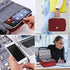 11 inch) ORIENT FAMULAY Travel Electronics Organizer, Waterproof Cable Organizer Bag for Electronic Accessories Double