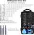 Precision Screwdriver Sets 124-Piece Computer Tool Kit with 101 Bits Magnetic, Electronics Repair Tool Kit for iPhone, MacBook, Laptop, PC, Tablet, PS4, Xbox, Nintendo, Game Console by HPFIX