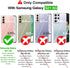 Rayboen Crystal Clear Case for Samsung Galaxy S21, Shockproof Slim Fit Phone Cover with Transparent Hard Back