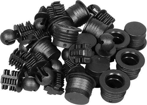 MECCANIXITY Speaker Grill Guides, Plastic Black Ball Socket Type Dia 12mm, Pack of 8