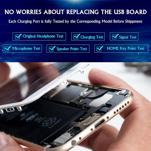 Dock Connector Replacement for Motorola Moto G Pure USB Charging Port Flex Cable with Tools