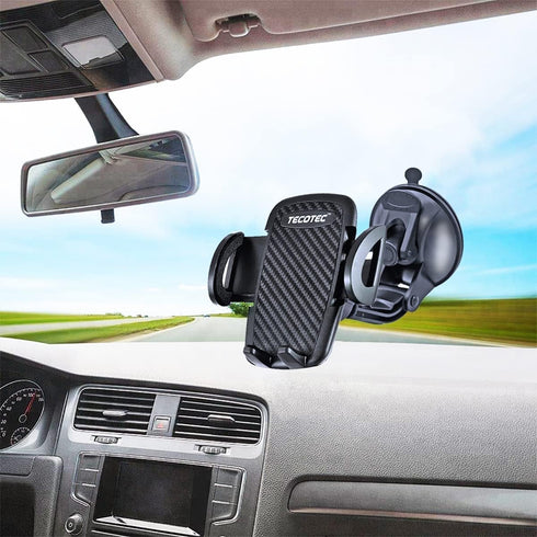 Phone Mount for Car Dash & Windshield - Industrial-Strength Sticky Gel Suction Cup for All Cellphones