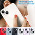 iPhone 15 & 15 Plus Camera Lens Protector - 9H Tempered Glass, Anti-Scratch, Shockproof Metal Ring - 2 Pcs Black