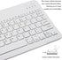 Ultra-Slim Bluetooth Keyboard, Portable Mini Wireless Rechargeable for Apple iPad iPhone Samsung Tablet Phone