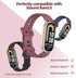 MIJOBS Replacement Wristband Strap for Mi Band 8, Mi Band 6, Mi Band 5 - Silicone Sport Strap for Xiaomi