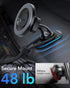 ESR HaloLock for MagSafe Car Mount, Air Vent/Dashboard Holder for iPhone 15/14/13/12, Strong Magnets, Grey